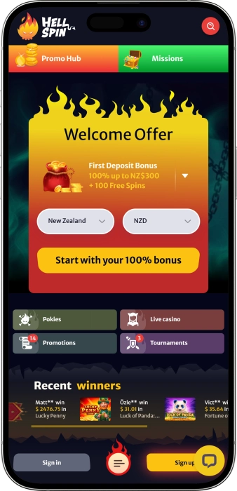 Hellspin Casino App